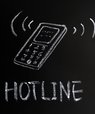 Tegning af telefonisk hotline