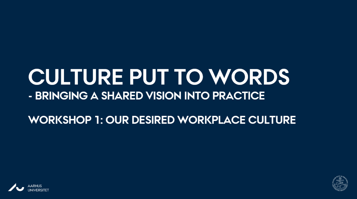 Download the ppt file with slides for Culture put to words Workshop 1