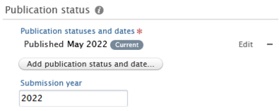Publication date is filled out with March 24 2022