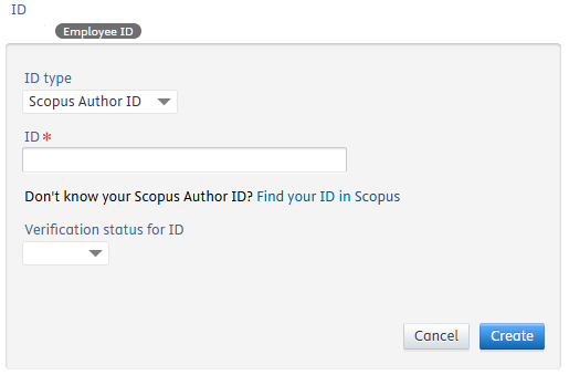 Add Scopus ID in Pure