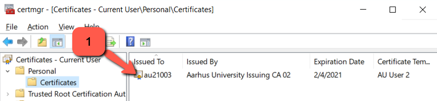 AU certificate (1)